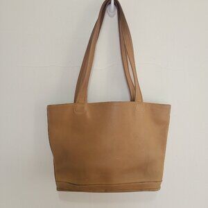 Coach Vintage Tote bag Bleeker Basket 9302 Tan Leather